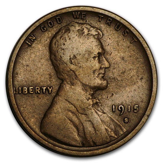 1915-S Lincoln Cent VG 1915-S Lincoln Cent VG